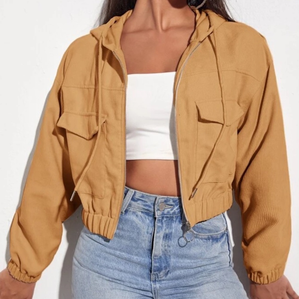 Brand New Corduroy Zip Up Jacket